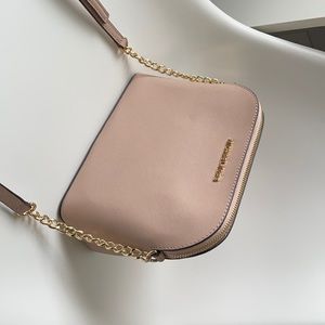Pink & gold Michael Kors crossbody bag. Used once